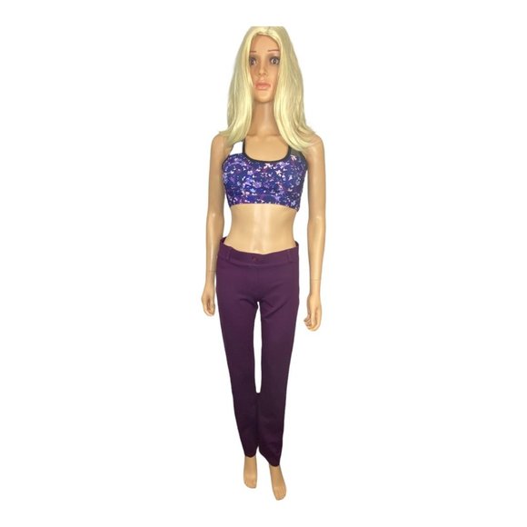 Fabletics Reflective Glow Getter Sports Bra purple *no size tag - Picture 16 of 16